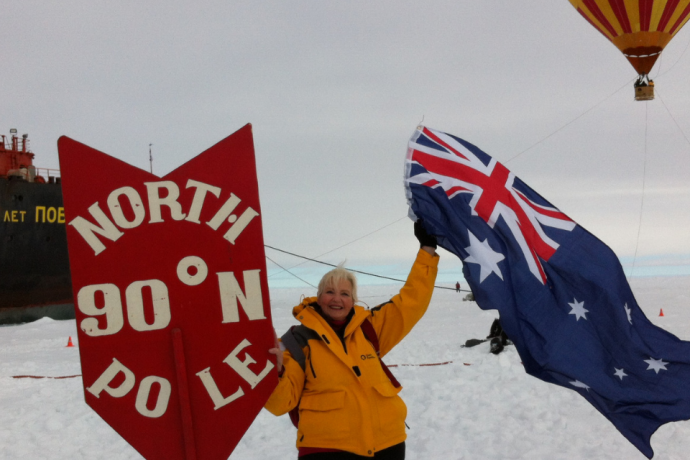 South Pole dream just weeks away for 83 year old travel-enthusiast, Elva Image